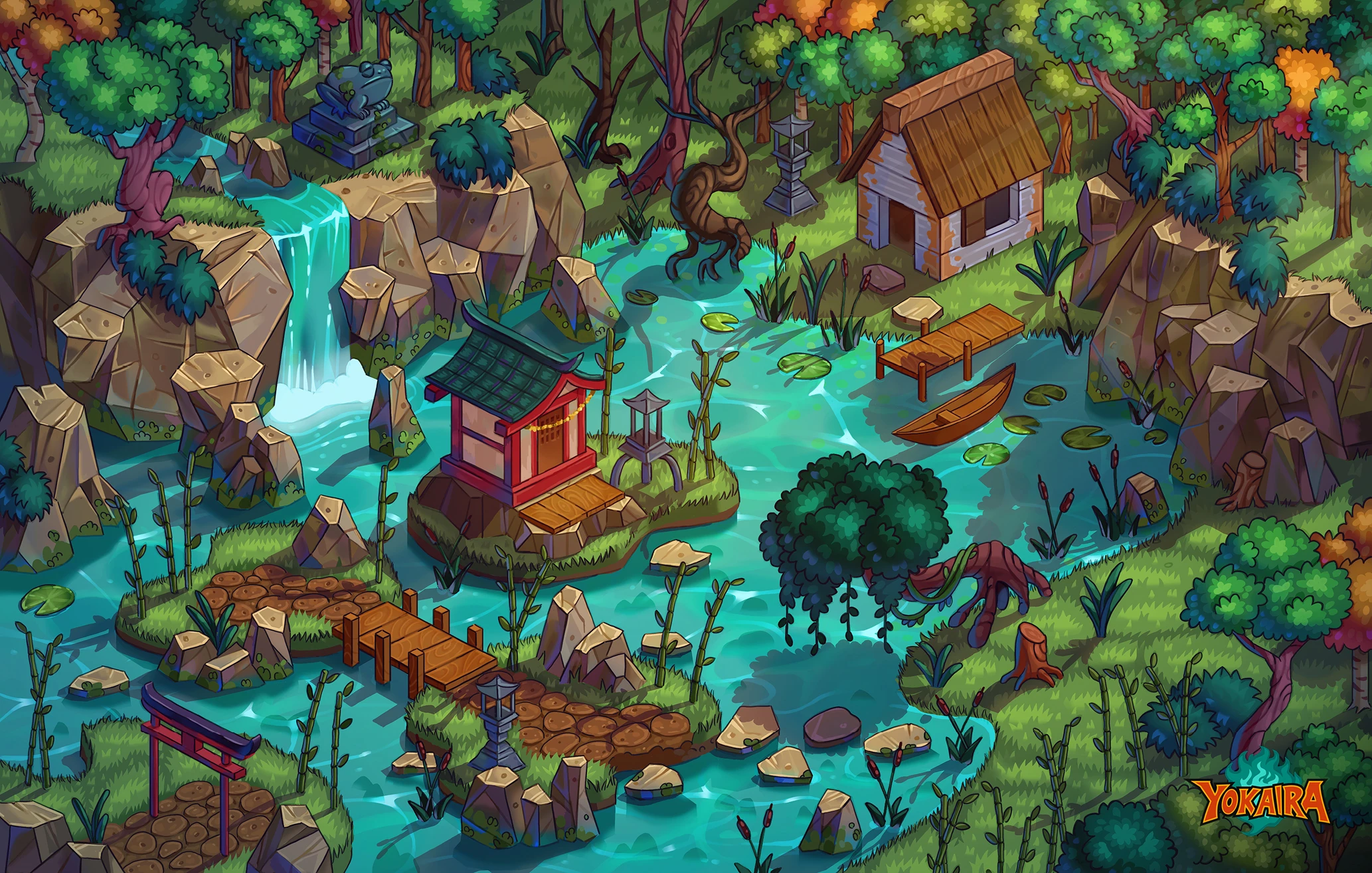 Yokaïra - Environement design concept