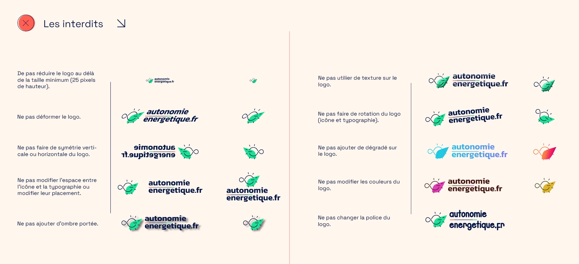 Autonomie énergétique - Visual brand / Website design
